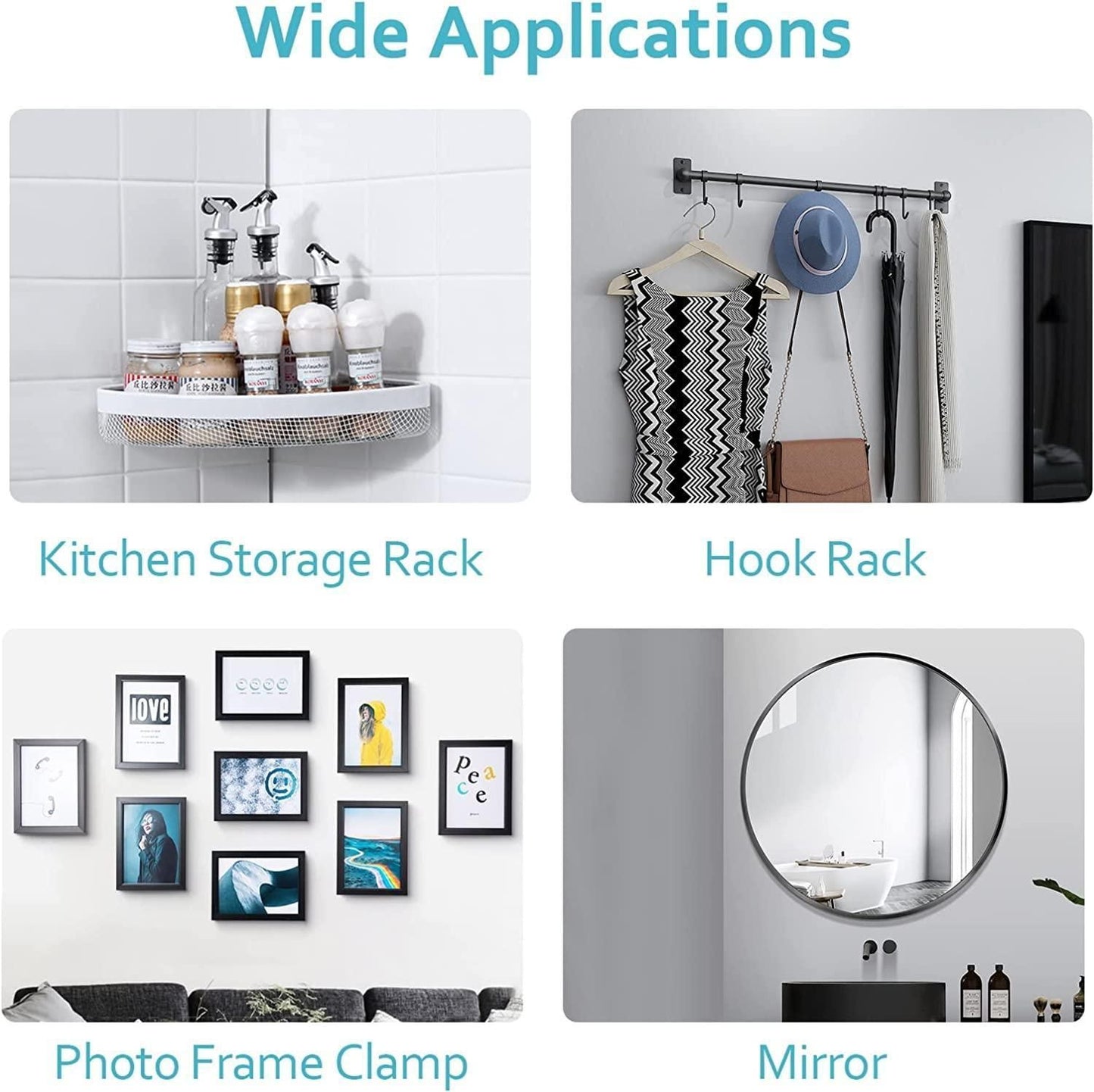 Wall Mount Screw Hooks.